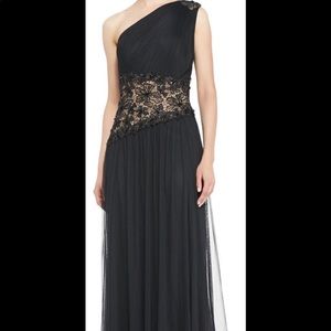 TADASHI SHOJI One Shoulder Gown